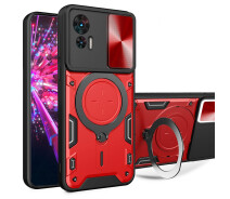 Купить - чехол для смартфона  Чехол накладка Omeve Magnetic Ring для Motorola Edge 30 Neo red