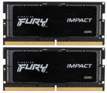 Купить - оперативную память  Модуль памяти Kingston Fury DDR5 16GB (2x8) SO-DIMM 4800MHz Impact (KF548S38IBK2-16)