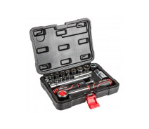 Купить - головку, наборы головок  Набор торцевых головок Top Tools 1/4 3/8 20шт (38D520)