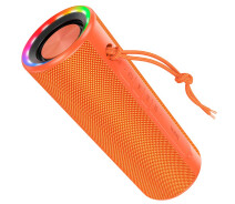 Купить - портативную колонку  Портативная колонка HOCO luster sports BT speaker HC20 BT5.2 TWS/FM/USB/TF/AUX 20W 5ч Оранжевый