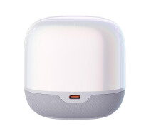 Купить - портативную колонку  Портативная колонка Baseus AeQur V2 Wireless Speaker Moon BT5.0 3EQ 30h TWS 1800мАч (A20050500211-00) white