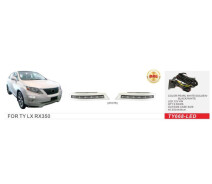 Купить - автофару  Противотуманные фары LED Lexus RX 350 2009-12/TY-668L/DRL-12V4W/Black с проводкой (TY-668-LED/DRL)