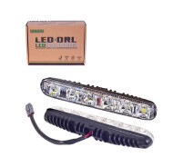 Купить - автофару  Дополнительные светодиодные фары LED дневного света XS-006 DRL 16 6LED/4W/12V/пластик/190*26mm 42164