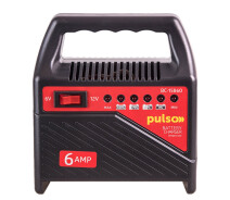 Купить - зарядное устройство для автомобильных аккумуляторов   PULSO BC-15860 6-12V/6A/15-80AHR/диод Зарядное устройство для зарядки автомобильного аккумулятора авто АКБ