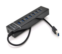 Купить - кардридер  Разветвитель Хаб 7 портов USB 3.0 HUB Voltronic NXUH703 поддержка до 1TB