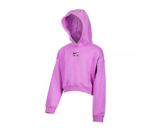 Купить - детское худи  Детское Худи Nike G NSW AIR CROP HOODIE Фиолетовый XL (DX5008-532)
