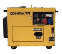 Купить - генератор  Генератор дизельный KOMPAK K8000SE-T ATS 6,4 / 6 кВт (K8000SE-T)