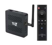 Купить - приставку Smart TV  Смарт ТВ приставка Ugoos TOX3 4/32, Amlogic S905X4, 4K AV1, Android 11 rev.2 + аэропульт UR01 (комплект)