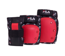 Купить - комплект защитной экипировки  Активный спорт Комплект защиты FILA 6075111 S Красный (60508156)