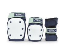 Купить - комплект защитной экипировки  Защитный набор REKD Heavy Duty (Голубо-мятный, XS)