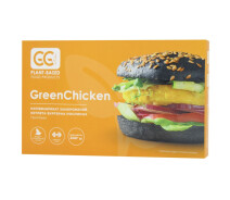 Купить - полуфабрикат  Растительная куриная бургерная котлета GreenChicken 240 г (4820262660097)