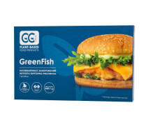 Купить - полуфабрикат  Растительная рыбная бургерная котлета GreenFish 240 г (4820262660141)