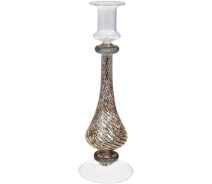 Купить - подсвечник  Подсвечник стеклянный Candlestick 8.5х26см, шампань
