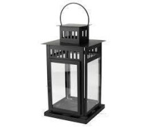 Купить - подсвечник  Фонарь для формовой свечи, черный, 701.561.11, ИКЕА, IKEA, BORRBY