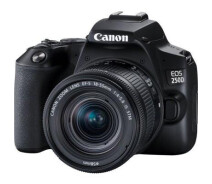 Купить - фотоаппарат  Цифровой фотоаппарат Canon EOS 250D kit 18-55 IS STM Black (3454C007)