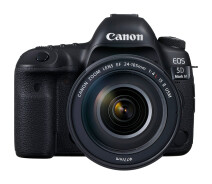 Купить - фотоаппарат  Зеркальный фотоаппарат Canon EOS 5D Mark IV Kit 24-105mm f/4 L II IS USM (1483C030) Black UA [83685]