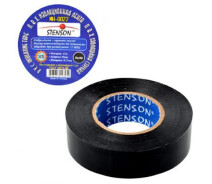 Купить - монтажный элемент  Изолента ПВХ 50м Stenson MH-0032 чёрная 19мм
