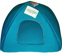 Купить - спальное место  Юрта для собак и кошек Lucky Pet Мия №2 46х46х35 см Бирюзовый (4820224211138)