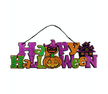 Купить - праздничную декорацию  Декор надпись Happy Halloween