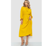 Купить - повседневное платье  Платье нарядное Горчичный 204R601 Ager (103227_793501) S-M