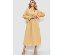 Купить - повседневное платье  Платье нарядное Бежевый 204R601 Ager (103225_793499) S-M