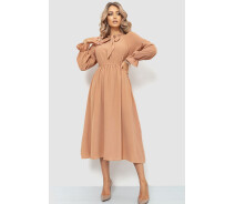 Купить - повседневное платье  Платье нарядное Темно-Бежевый 204R601 Ager (103234_793508) S-M