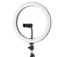 Купить - кольцевой свет  Кольцевая светодиодная LED лампа Arc Ring 8"+tripod 2.1m Black