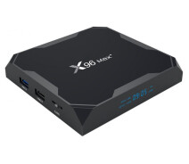 Купить - приставку Smart TV  tv приставка Amlogic x96 max S905x3 4gb ram 64gb rom USB Wi-Fi MicroSD черная