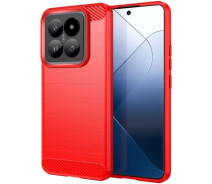 Купить - чехол для смартфона  Защитный чехол UniCase Carbon для Xiaomi 14 Pro - Red