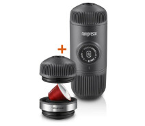 Купить - кофеварку  Wacaco Nanopresso + NS адаптер – ручная портативная кофеварка Nespresso (00000005950)