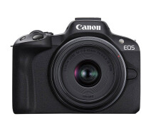 Купить - фотоаппарат  Беззеркальный фотоаппарат Canon EOS R50 Kit RF-S 18-45mm f4.5-6.3 IS STM Black (5811C033) [87221]