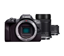 Купить - фотоаппарат  Беззеркальный фотоаппарат Canon EOS R100 Kit 18-45mm RF-S + 55-210mm RF-S IS STM (6052C036) RU [93039]