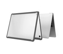 Купить - чехол для Apple MacBook  Накладка на ноутбук WIWU Haya Shield Case MacBook Pro 14.2" Прозрачный с серым