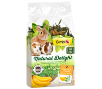 Купить - лакомство для грызуна  Лакомство для грызунов GimBi Natural Delight овес и банан 100 г 4002064210148