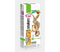 Купить - лакомство для грызуна  Лакомство для грызунов и кроликов Lolopets Smakers, с фруктами, 90 г LO-71107
