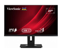 Купить - монитор  Монитор 27" ЖК ViewSonic VG2755-2K IPS/2560х1440 безрамочный/поворотный экран Черный