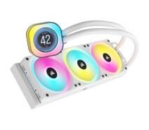 Купить - систему охлаждения  Система водяного охлаждения Corsair iCUE Link H150i LCD RGB Liquid CPU Cooler White (CW-9061010-WW), Intel: 1700/1200/1151/1150/1155/1156, AMD AM5/AM4