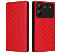 Купить - чехол для смартфона  Чехол Deexe Rhombus Book для ZTE Blade A54 - Red