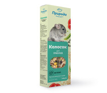 Купить - лакомство для грызуна  Еда для грызунов Природа колосок «Овощной» 140г.