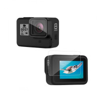 Купить - аксессуар к экшн-камере  Стекло защитное Telesin на экран и объектив GoPro Hero 8 Black (473950-Prob)