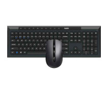 Купить - клавиатуру  Комплект (клавиатура + мышь) Rapoo 8210M wireless, черный (8210M black)