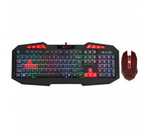 Купить - клавиатуру  Комплект проводной игровой Combo 2-in1 XTRIKE ME MK-503 (Keyboard ENG раскладка/Mouse) Black с подсветкой