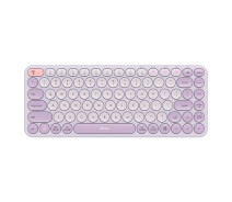 Купить - клавиатуру  Клавиатура Mini Baseus K01A Wireless Tri-Mode Keyboard 2.4G/Bluetooth 2xAAA (B00955503513-00) purple