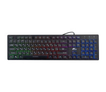 Купить - клавиатуру  Клавиатура Frime Moonfox Rainbow RUS/UKR, USB, Black, подсветка, кабель 1.8 м (FLK18220)