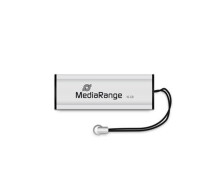 Купить - флешку  Флеш-накопитель USB3.0 16GB MediaRange Black/Silver (MR915)