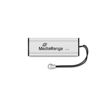 Купить - флешку  Флеш-накопитель USB3.0 32GB MediaRange Black/Silver (MR916)