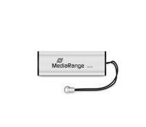 Купить - флешку  Флеш-накопитель USB3.0 64GB MediaRange Black/Silver (MR917)