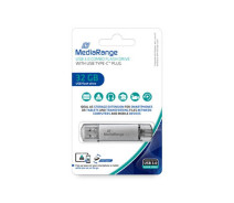 Купить - флешку  Флеш-накопитель USB3.0 32GB Type-C MediaRange Silver (MR936)