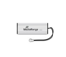 Купить - флешку  Флеш-накопитель USB3.0 128GB MediaRange Black/Silver (MR918)