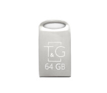 Купить - флешку  Флеш-накопитель USB 64GB T&G 105 Metal Series Silver (TG105-64G)